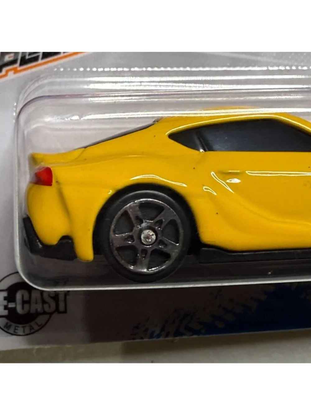 Maisto Toyota Supra Yellow 1:64 Fresh Metal Speed & Sport Diecast NOC